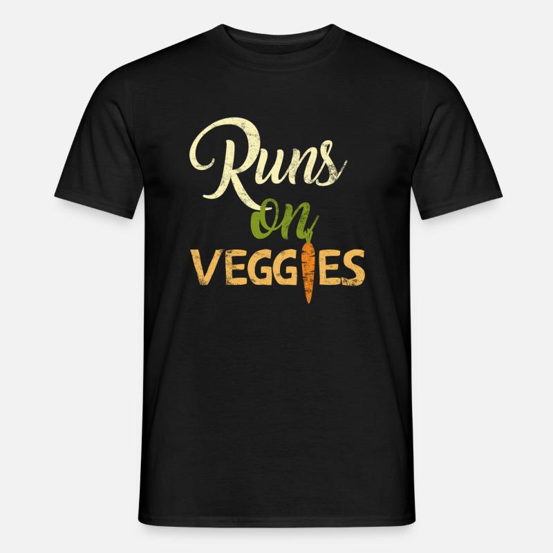 vegan - Männer T-Shirt - Schwarz