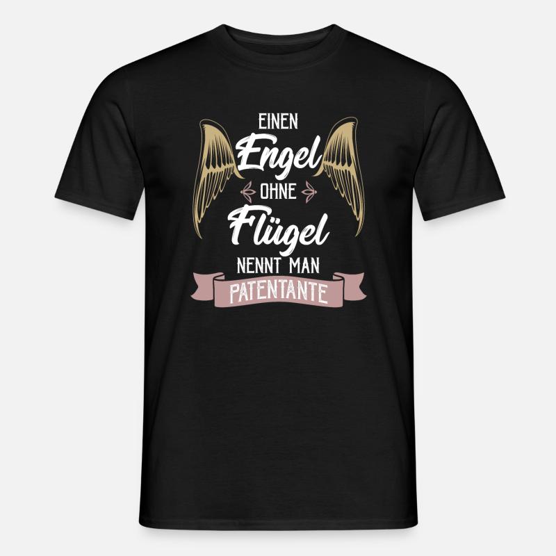 patentante - Männer T-Shirt - Schwarz