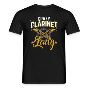 clarinete - Camiseta hombre - negro - delante - AI Model Male 178 light (178cm)