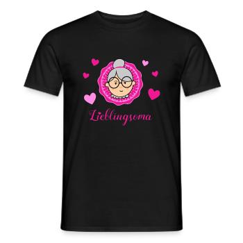 granny - Men's T-Shirt - black - Front - AI Model Male 178 light (178cm)
