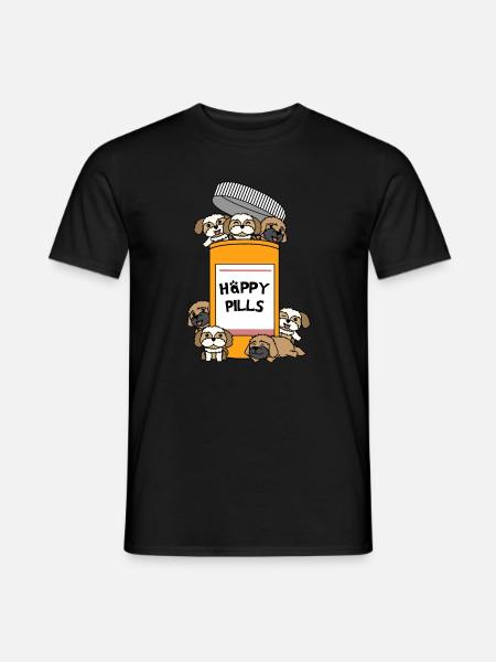 Shih Tzu - Men's T-Shirt - black