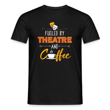 Théâtre Musical Théâtre musical Café - T-shirt homme - noir - Devant - AI Model Male 178 light (178cm)