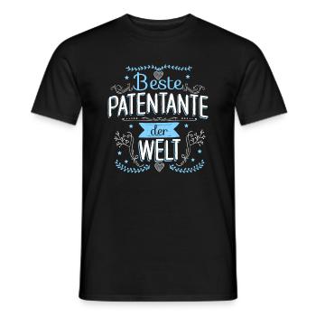 marraine - T-shirt homme - noir - Devant - AI Model Male 178 light (178cm)