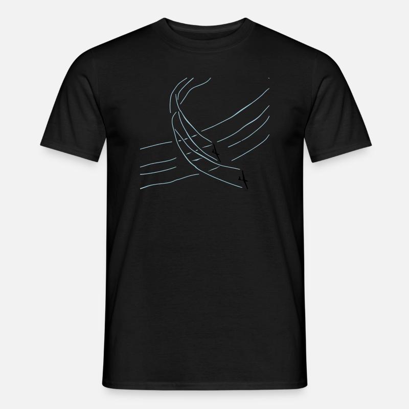 Glider glider flying glider pilot - Men's T-shirt - black