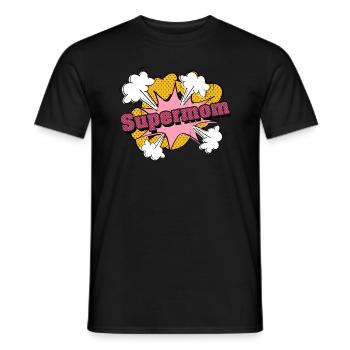 Supermom - Männer T-Shirt - Schwarz - Vorne - AI Model Male 178 light (178cm)