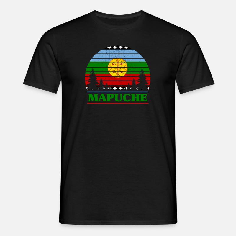 Mapuche - Männer T-Shirt - Schwarz