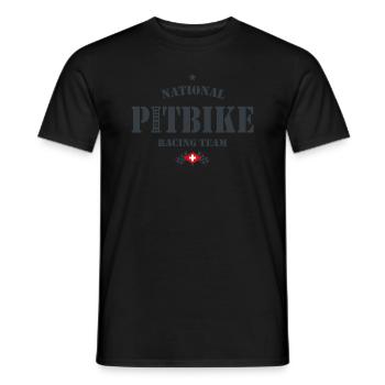 Pitbike NRT AG Suisse - T-shirt homme - noir - Devant - AI Model Male 178 light (178cm)