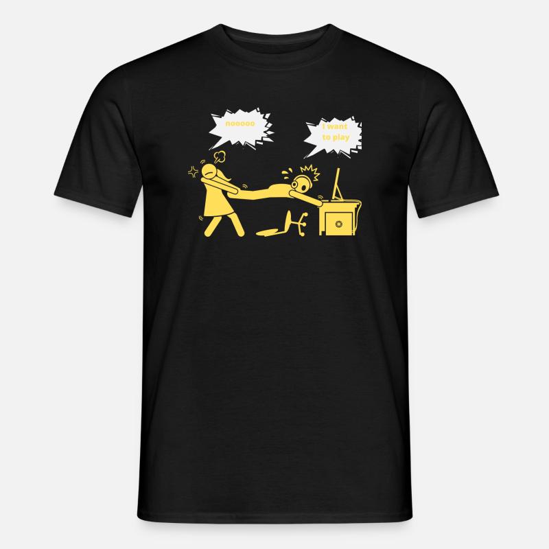 Konsolen Freak - Männer T-Shirt - Schwarz