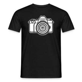 Fotograf Fotografieren Fotografie Kamera - Männer T-Shirt - Schwarz - Vorne - AI Model Male 178 light (178cm)