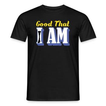 Lustiges Amputation und Beinprothesen - Männer T-Shirt - Schwarz - Vorne - AI Model Male 178 light (178cm)