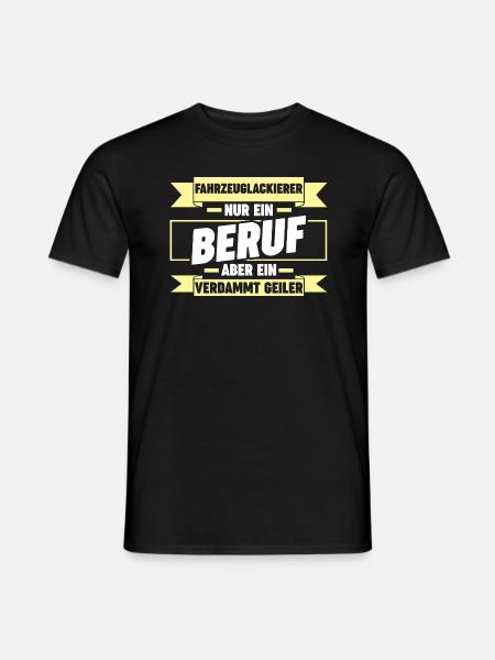 Lackierer Autolackierer Fahrzeuglackierer - Männer T-Shirt - Schwarz