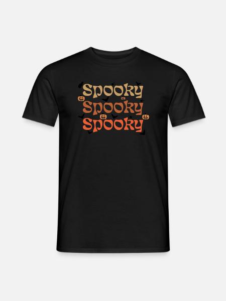 Spooky Halloween - Männer T-Shirt - Schwarz