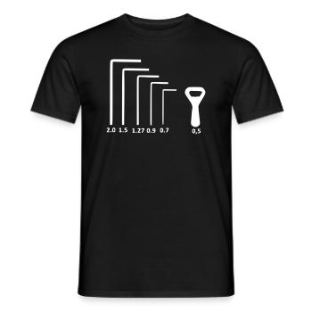 Handwerker Set - Männer T-Shirt - Schwarz - Vorne - AI Model Male 178 light (178cm)