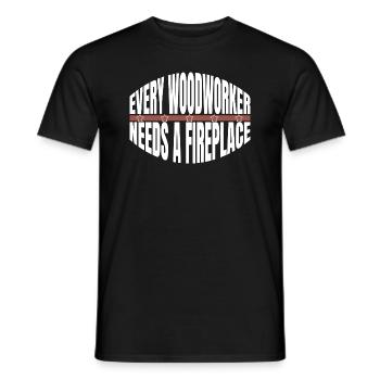 Forestry Carpenter Chemises pour bébés et tout-petits - T-shirt homme - noir - Devant - AI Model Male 178 light (178cm)