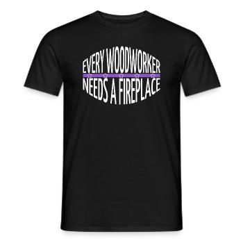 Bingo Hall Tshirts Chainsaw Grab Apprentice - Men's T-Shirt - black - Front - AI Model Male 178 light (178cm)