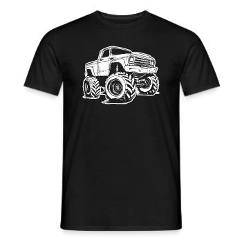 Monstertruck Monster Truck Liebhaber Fan - Männer T-Shirt - Schwarz - Vorne - AI Model Male 178 light (178cm)