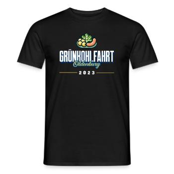 Grünkohlfahrt Oldenburg 2023 - Männer T-Shirt - Schwarz - Vorne - AI Model Male 178 light (178cm)