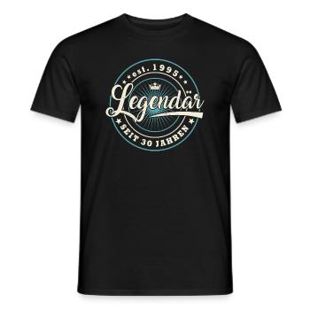 30. Geburtstag - Legendär seit 30 Jahren Geschenk - Männer T-Shirt - Schwarz - Vorne - AI Model Male 178 light (178cm)