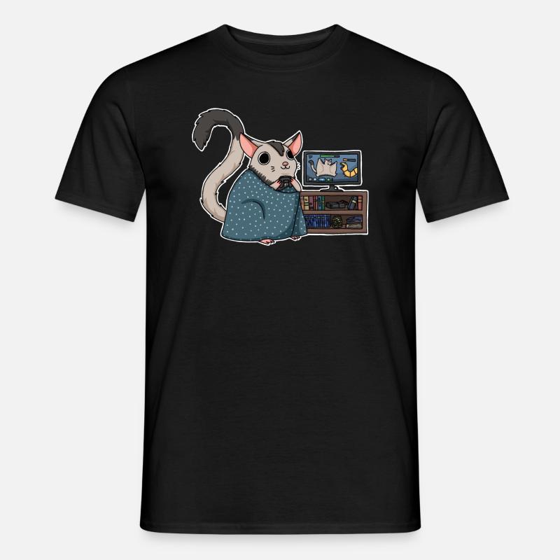 gaming sugarglider - Männer T-Shirt - Schwarz