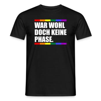 War Wohl Doch Keine Phase - Männer T-Shirt - Schwarz - Vorne - AI Model Male 178 light (178cm)