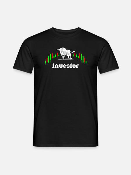 Investor Börsen Aktien Business Geld Trader Shirt - Männer T-Shirt - Schwarz