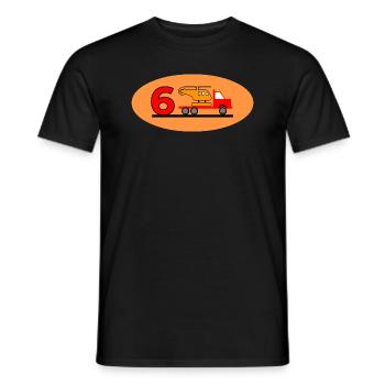 Truck - Männer T-Shirt - Schwarz - Vorne - AI Model Male 178 light (178cm)