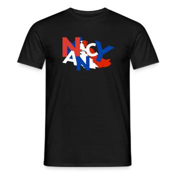 Nancy T-Shirt - Nancy Pullover - Männer T-Shirt - Schwarz - Vorne - AI Model Male 178 light (178cm)