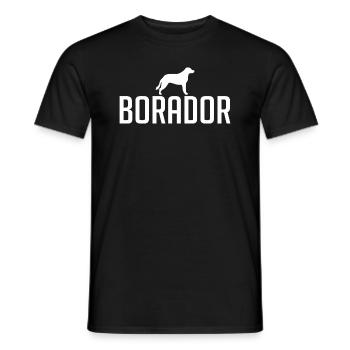 Borador Dog Breeds Dogs Dog Wilsigns - Men's T-Shirt - black - Front - AI Model Male 178 light (178cm)