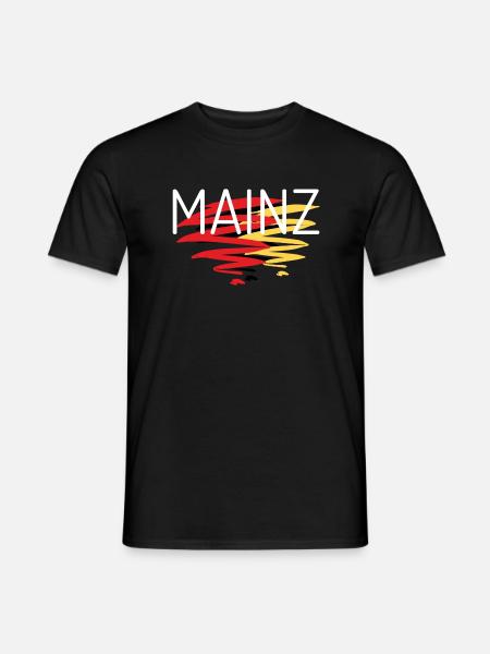 Mainz Souvenir für stolze Mainzer - Männer T-Shirt - Schwarz