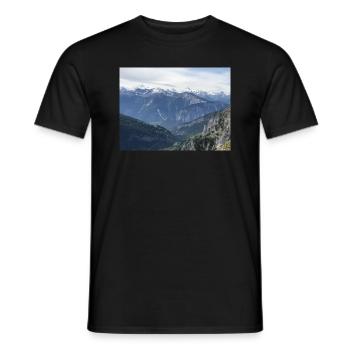 The Mountain - Men's T-Shirt - black - Front - AI Model Male 178 light (178cm)