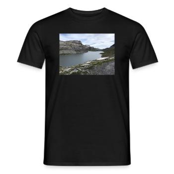 See - Männer T-Shirt - Schwarz - Vorne - AI Model Male 178 light (178cm)