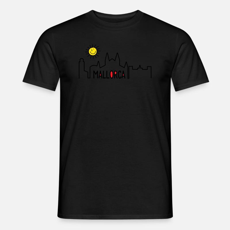 Mallorca im Sommer - Männer T-Shirt - Schwarz