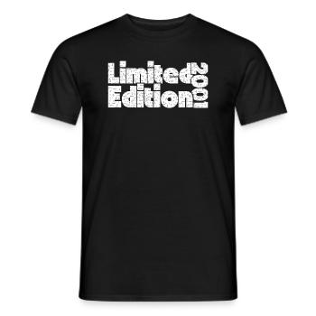Limitierte Auflage 2001 - Männer T-Shirt - Schwarz - Vorne - AI Model Male 178 light (178cm)