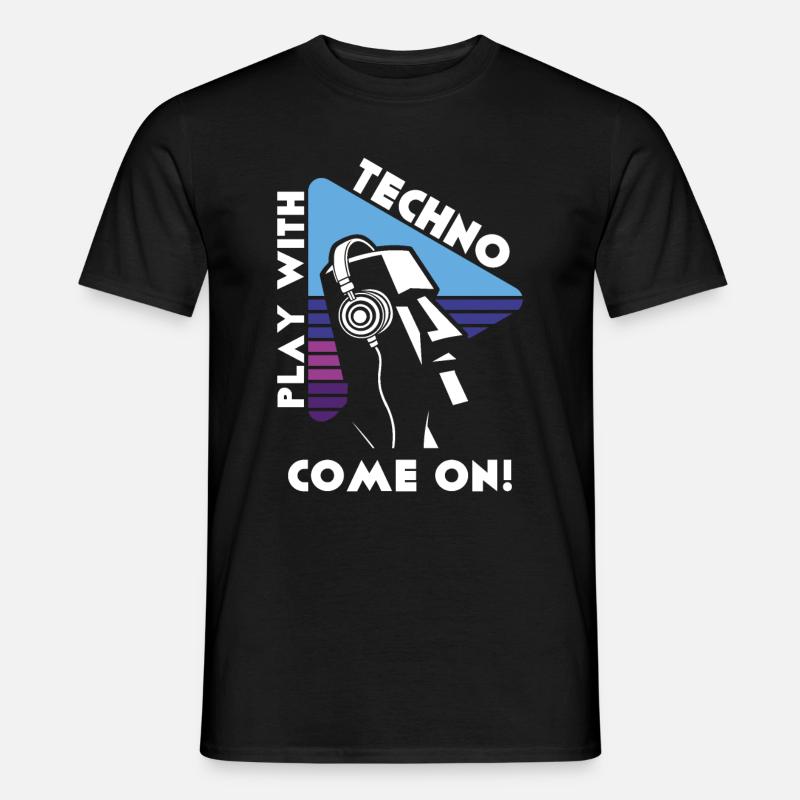 Rhythmen der Ahnen - Männer T-Shirt - Schwarz