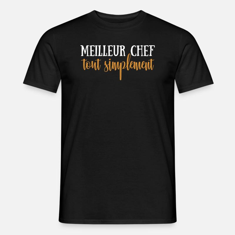 Einfach bester Koch - Männer T-Shirt - Schwarz