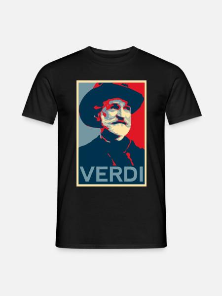 Giuseppe Verdi - Men's T-Shirt - black