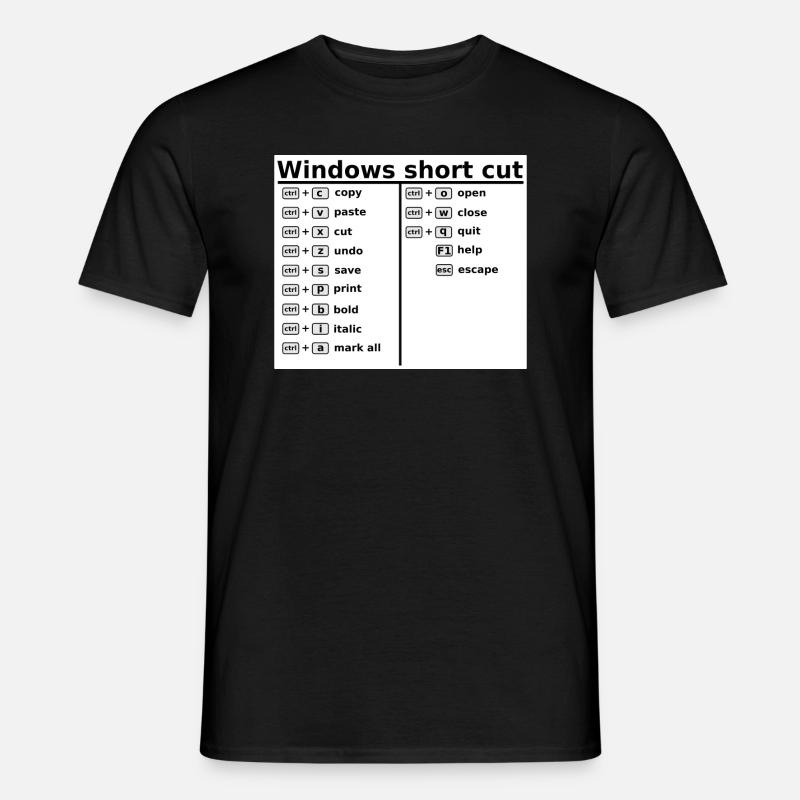 mousepad windows - Men’s T-shirt - black