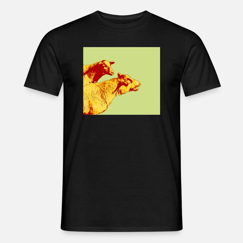 mouton - T-shirt herr - svart