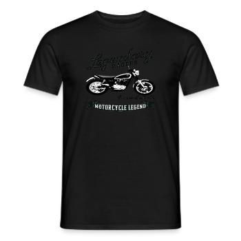 Moto Cyclomoteur SR 500 Cult - T-shirt homme - noir - Devant - AI Model Male 178 light (178cm)