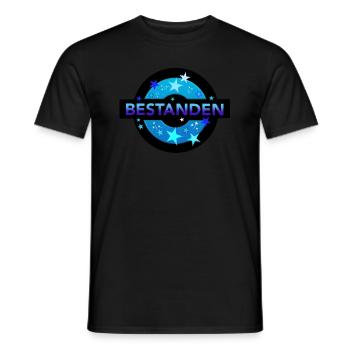 Bestanden Prüfung bestanden Abi Matura - Männer T-Shirt - Schwarz - Vorne - AI Model Male 178 light (178cm)