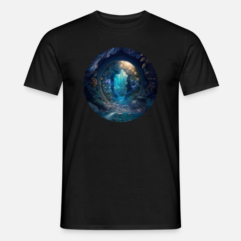 Another World - Männer T-Shirt - Schwarz