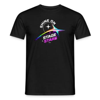 Movies Films TV Retro Vintage Cinema Stage Acting - Männer T-Shirt - Schwarz - Vorne - AI Model Male 178 light (178cm)