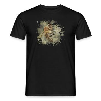 Bienen Biene - Männer T-Shirt - Schwarz - Vorne - AI Model Male 178 light (178cm)