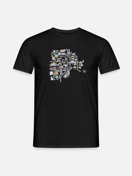 Lüneburg Landkarte - Männer T-Shirt -