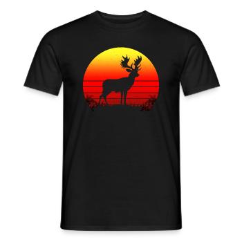 CERF SANS NOM - T-shirt homme - noir - Devant - AI Model Male 178 light (178cm)
