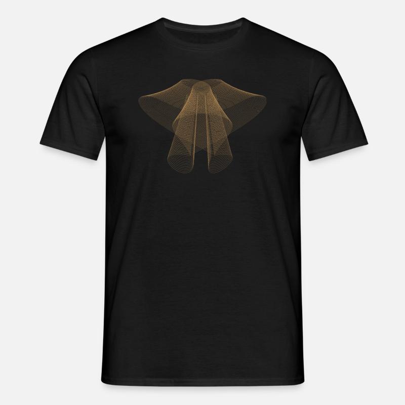 Conception de points abstraits - T-shirt Homme - noir