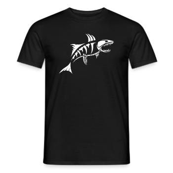 Mauvais poisson - T-shirt homme - noir - Devant - AI Model Male 178 light (178cm)