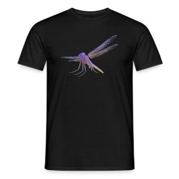 Libelle - Männer T-Shirt - Schwarz - Vorne - AI Model Male 178 light (178cm)