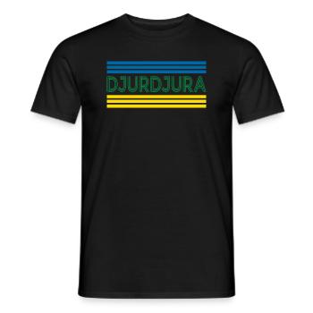 Djurdjura - T-shirt homme - noir - Devant - AI Model Male 178 light (178cm)