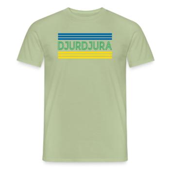 Djurdjura - T-shirt homme - vert sauge - Devant - AI Model Male 178 light (178cm)